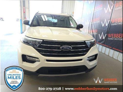 STAR WHITE MET TRI-COAT 2024 Ford Explorer XLT