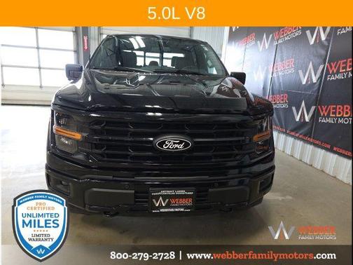 AGATE BLACK METALLIC 2024 Ford F-150 XLT
