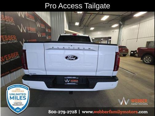 STAR WHITE METALLIC TRICOAT 2025 Ford F-150 Platinum