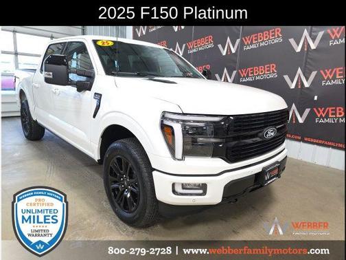 STAR WHITE METALLIC TRICOAT 2025 Ford F-150 Platinum