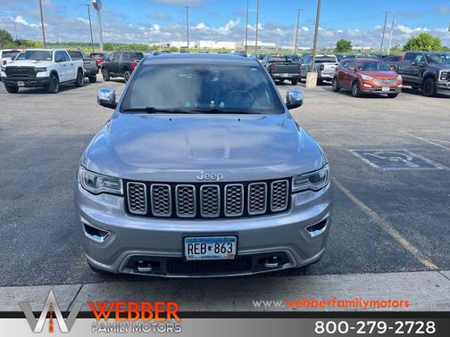 Billet Silver Metallic Clearcoat 2018 Jeep Grand Cherokee Overland