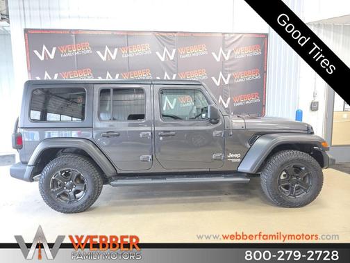 Granite Crystal Metallic Clearcoat 2020 Jeep Wrangler Unlimited Sport