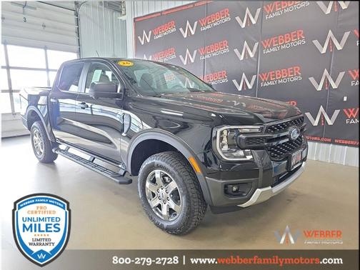 Shadow Black 2026 Ford Ranger XLT