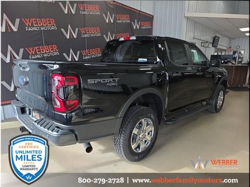 Shadow Black 2026 Ford Ranger XLT