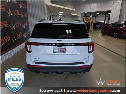 SPACE WHITE METALLIC 2026 Ford Explorer Active