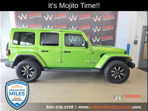 Mojito! Clearcoat 2018 Jeep Wrangler Unlimited Sahara