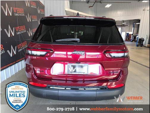 Velvet Red Pearlcoat 2025 Jeep Grand Cherokee L Limited