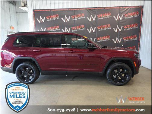 Velvet Red Pearlcoat 2025 Jeep Grand Cherokee L Limited