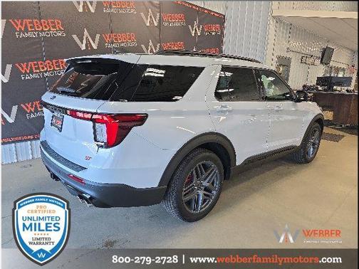 Space White Metallic 2026 Ford Explorer ST