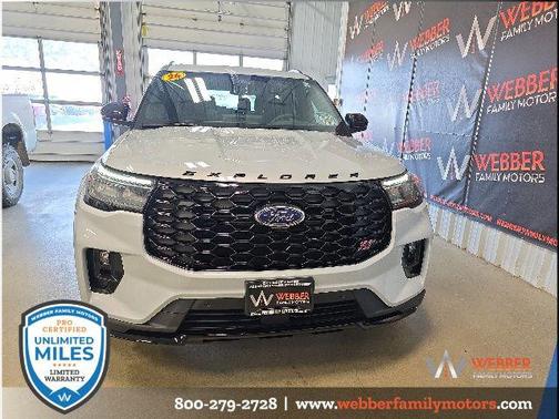 Space White Metallic 2026 Ford Explorer ST
