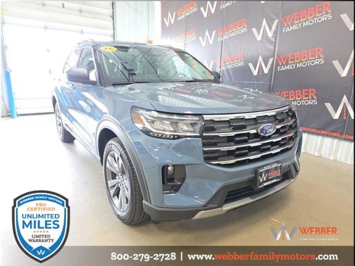 Vapor Blue Metallic 2026 Ford Explorer Active
