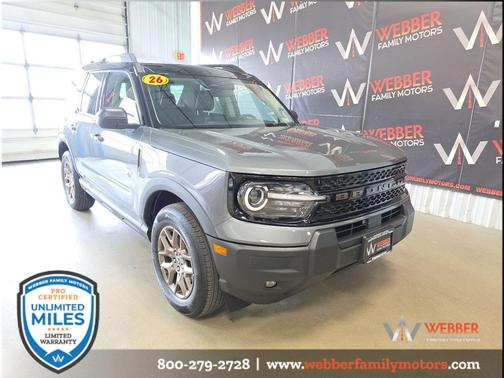 CARBONIZED GRAY METALLIC 2026 Ford Bronco Sport Big Bend