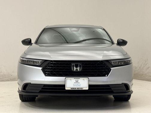Solar Silver Metallic 2025 Honda Accord Hybrid Sport
