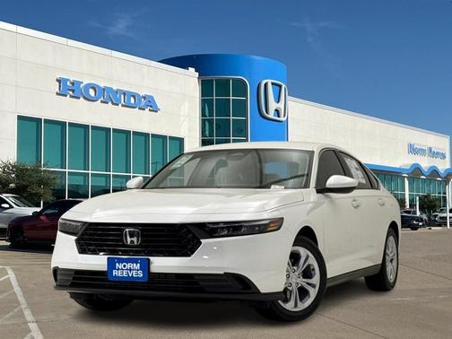 Platinum White Pearl 2026 Honda Accord LX