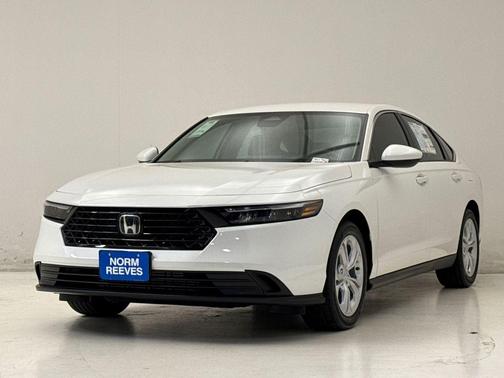 Platinum White Pearl 2026 Honda Accord LX