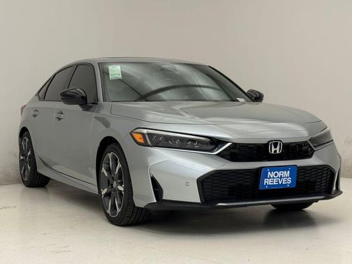 Solar Silver Metallic 2026 Honda Civic Hybrid Sport Touring