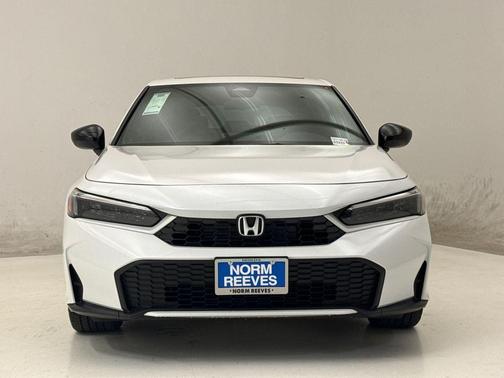 Platinum White Pearl 2026 Honda Civic Hybrid Sport