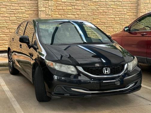 Crystal Black Pearl 2013 Honda Civic EX