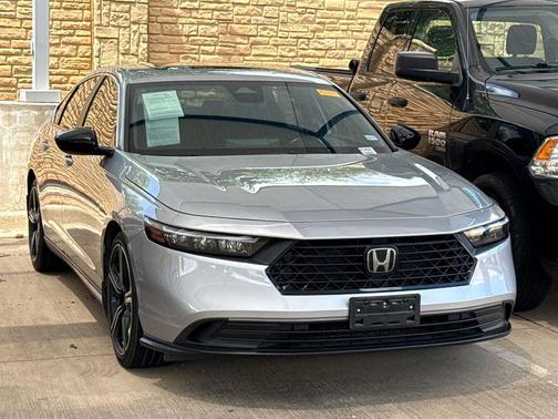 Solar Silver Metallic 2024 Honda Accord Hybrid Sport