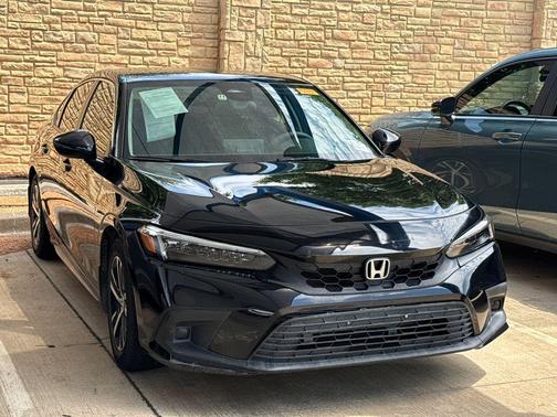 Black 2023 Honda Civic LX