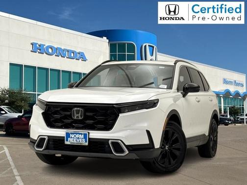 Platinum White Pearl 2024 Honda CR-V Hybrid Sport Touring