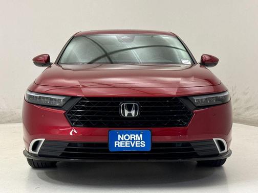 Radiant Red Metallic 2025 Honda Accord Hybrid Touring