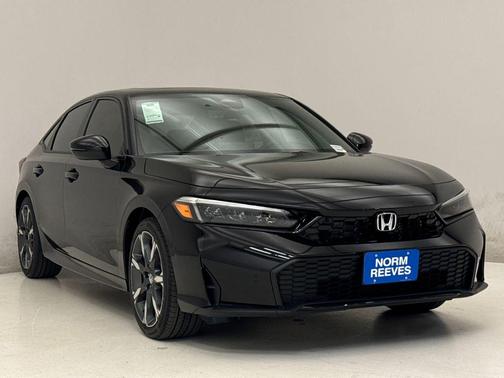 Crystal Black Pearl 2026 Honda Civic Hybrid Sport Touring