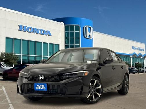 Crystal Black Pearl 2026 Honda Civic Hybrid Sport Touring