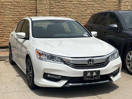 White Orchid Pearl 2017 Honda Accord Sport