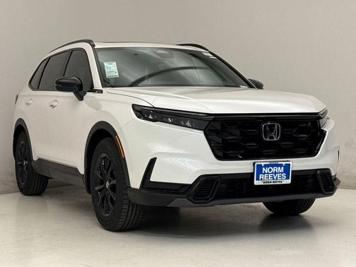 White 2026 Honda CR-V Hybrid Sport