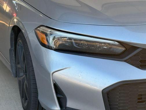 Solar Silver Metallic 2025 Honda Civic Sport