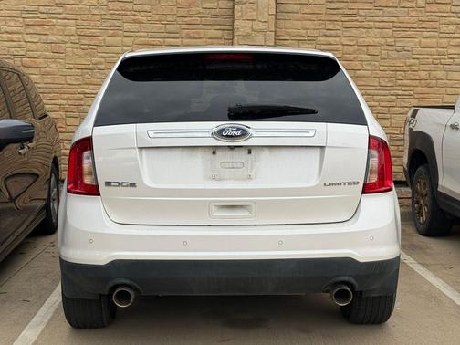 White Platinum Clearcoat Metallic 2014 Ford Edge Limited