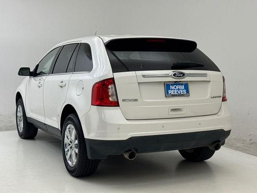 White Platinum Clearcoat Metallic 2014 Ford Edge Limited