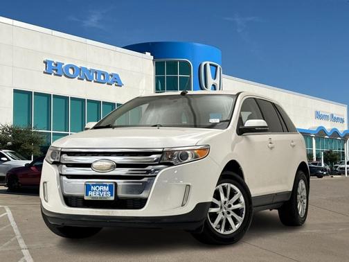 White Platinum Clearcoat Metallic 2014 Ford Edge Limited