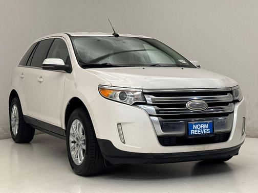 White Platinum Clearcoat Metallic 2014 Ford Edge Limited