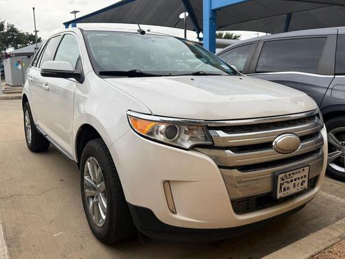 White Platinum Clearcoat Metallic 2014 Ford Edge Limited