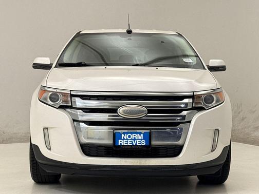White Platinum Clearcoat Metallic 2014 Ford Edge Limited