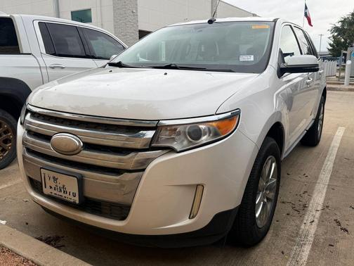 White Platinum Clearcoat Metallic 2014 Ford Edge Limited