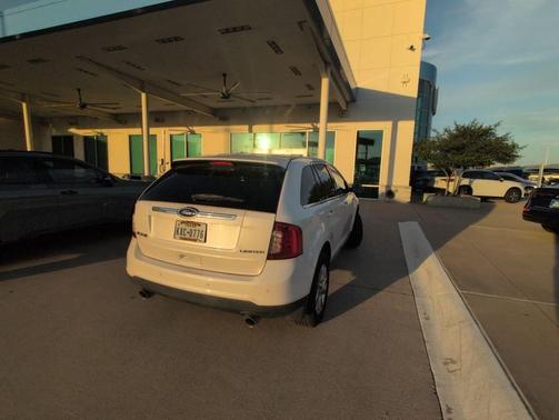 White Platinum Clearcoat Metallic 2014 Ford Edge Limited