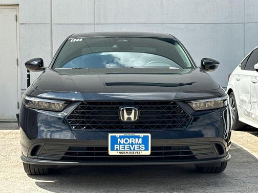 Black 2025 Honda Accord Hybrid Sport