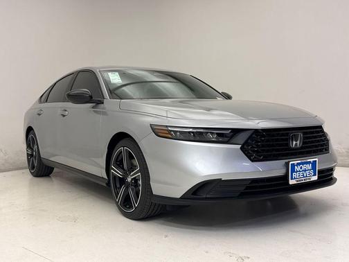 Solar Silver Metallic 2026 Honda Accord Hybrid Sport