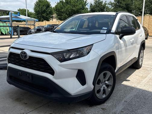 Super White 2021 Toyota RAV4 LE