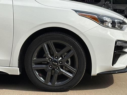 Clear White 2021 Kia Forte GT-Line