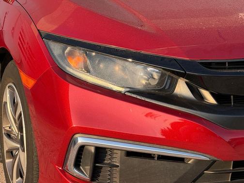 Molten Lava Pearl 2019 Honda Civic LX