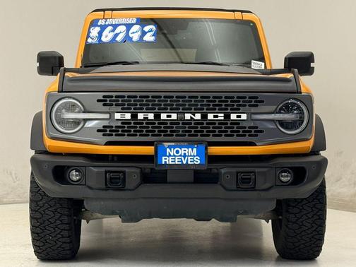 Orange Metallic 2022 Ford Bronco Badlands