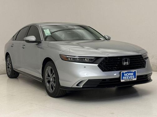 Solar Silver Metallic 2026 Honda Accord Hybrid EX-L