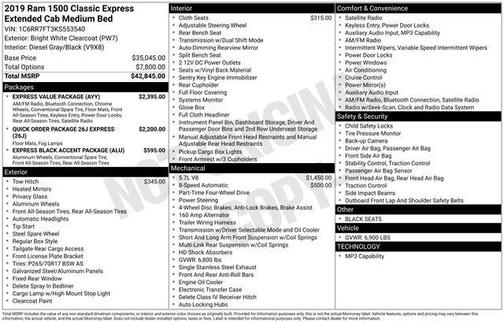 2019 RAM 1500 Classic Express
