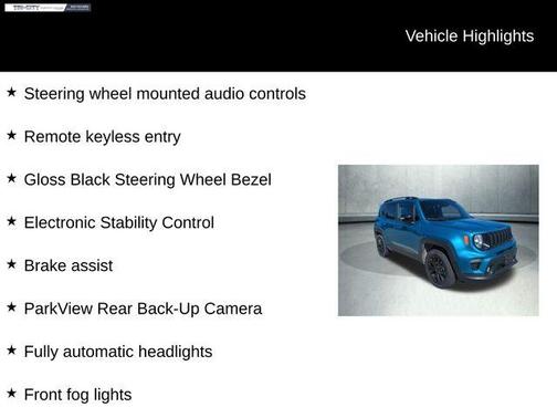 2022 Jeep Renegade Altitude