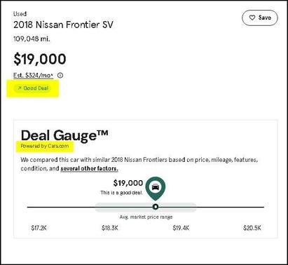 2018 Nissan Frontier SV