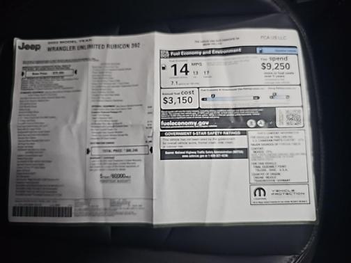 2022 Jeep Wrangler Unlimited Rubicon 392